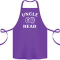 Uncle Knobhead Funny Uncle's Day Nephew Cotton Apron 100% Organic Purple