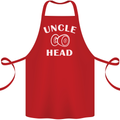 Uncle Knobhead Funny Uncle's Day Nephew Cotton Apron 100% Organic Red