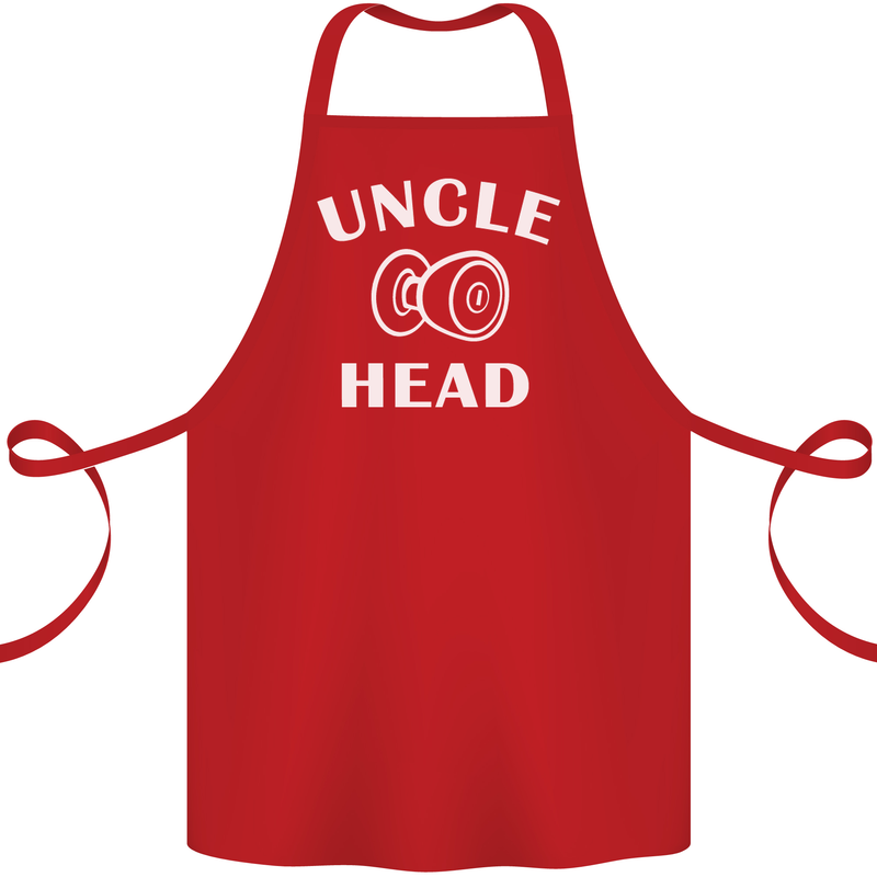 Uncle Knobhead Funny Uncle's Day Nephew Cotton Apron 100% Organic Red