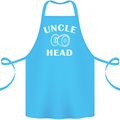 Uncle Knobhead Funny Uncle's Day Nephew Cotton Apron 100% Organic Turquoise