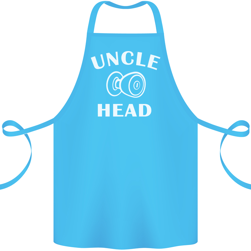 Uncle Knobhead Funny Uncle's Day Nephew Cotton Apron 100% Organic Turquoise