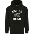 Uncle Knobhead Funny Uncle's Day Nephew Mens 80% Cotton Hoodie Black
