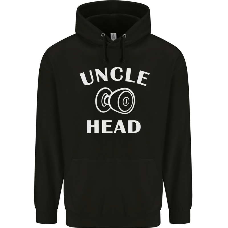 Uncle Knobhead Funny Uncle's Day Nephew Mens 80% Cotton Hoodie Black