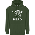 Uncle Knobhead Funny Uncle's Day Nephew Mens 80% Cotton Hoodie Forest Green