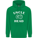Uncle Knobhead Funny Uncle's Day Nephew Mens 80% Cotton Hoodie Irish Green