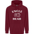 Uncle Knobhead Funny Uncle's Day Nephew Mens 80% Cotton Hoodie Maroon