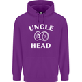 Uncle Knobhead Funny Uncle's Day Nephew Mens 80% Cotton Hoodie Purple