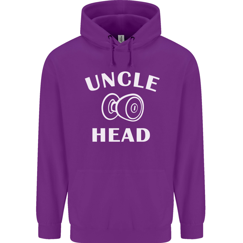 Uncle Knobhead Funny Uncle's Day Nephew Mens 80% Cotton Hoodie Purple