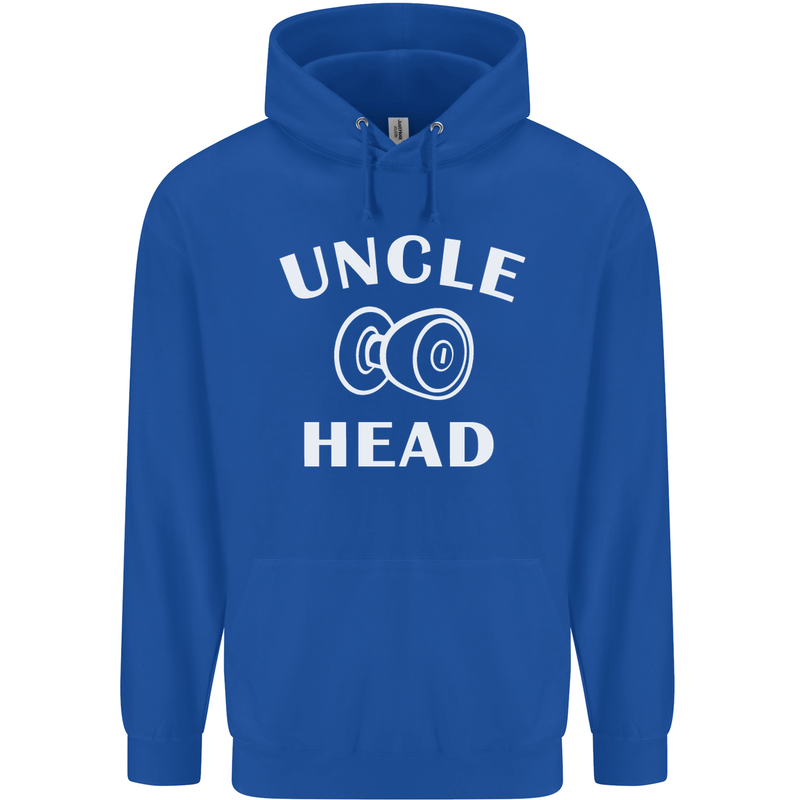Uncle Knobhead Funny Uncle's Day Nephew Mens 80% Cotton Hoodie Royal Blue
