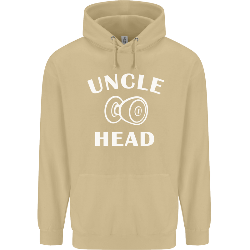 Uncle Knobhead Funny Uncle's Day Nephew Mens 80% Cotton Hoodie Sand