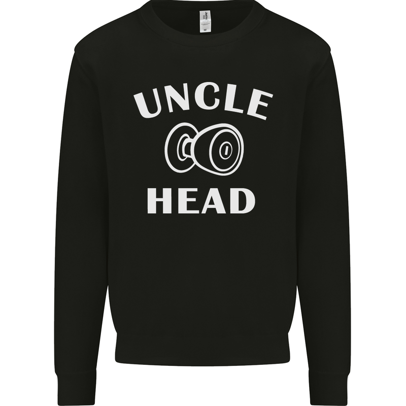 Uncle Knobhead Funny Uncle's Day Nephew Mens Sweatshirt Jumper Black