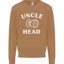 Uncle Knobhead Funny Uncle's Day Nephew Mens Sweatshirt Jumper Caramel Latte