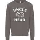 Uncle Knobhead Funny Uncle's Day Nephew Mens Sweatshirt Jumper Charcoal