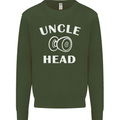 Uncle Knobhead Funny Uncle's Day Nephew Mens Sweatshirt Jumper Forest Green