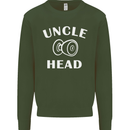 Uncle Knobhead Funny Uncle's Day Nephew Mens Sweatshirt Jumper Forest Green