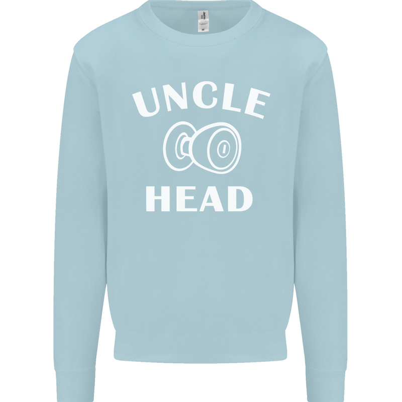Uncle Knobhead Funny Uncle's Day Nephew Mens Sweatshirt Jumper Light Blue