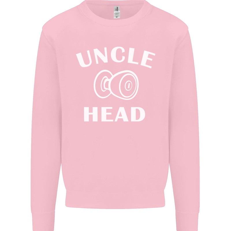 Uncle Knobhead Funny Uncle's Day Nephew Mens Sweatshirt Jumper Light Pink