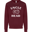Uncle Knobhead Funny Uncle's Day Nephew Mens Sweatshirt Jumper Maroon