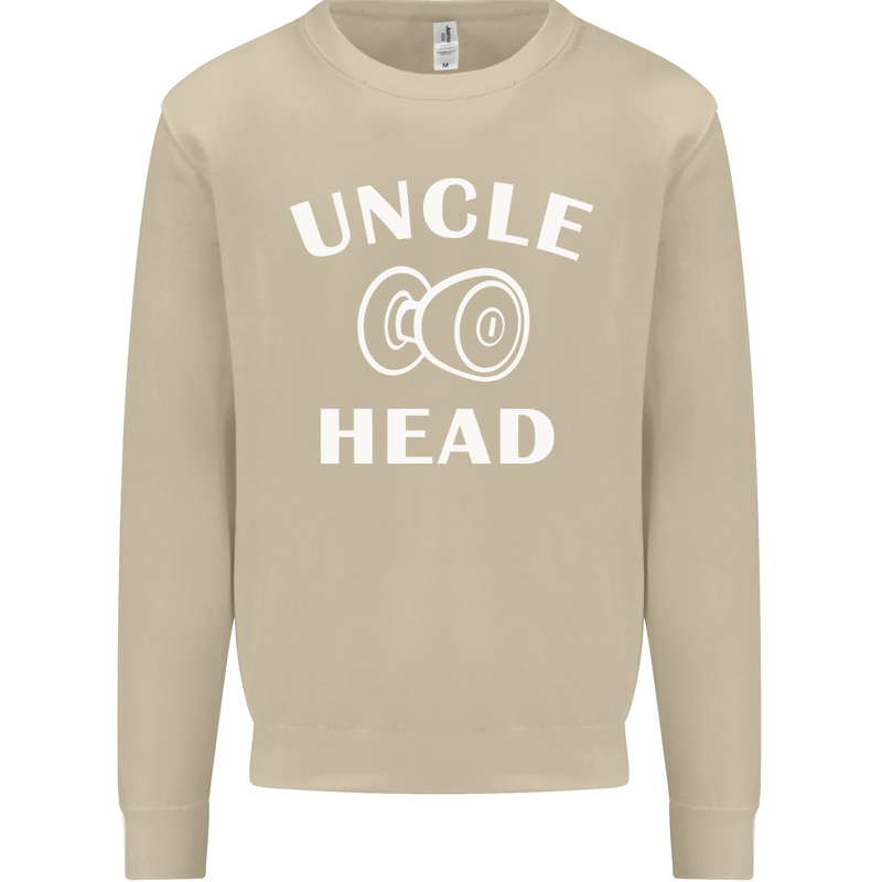 Uncle Knobhead Funny Uncle's Day Nephew Mens Sweatshirt Jumper Sand