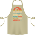 Uncle Man Myth Legend Funny Fathers Day Cotton Apron 100% Organic Khaki