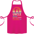Uncle Man Myth Legend Funny Fathers Day Cotton Apron 100% Organic Pink