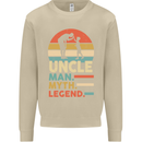 Uncle Man Myth Legend Funny Fathers Day Mens Sweatshirt Jumper Sand