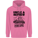 Uncle & Nephew Best Friends Uncle's Day Childrens Kids Hoodie Azalea