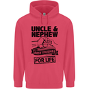 Uncle & Nephew Best Friends Uncle's Day Childrens Kids Hoodie Heliconia
