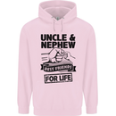 Uncle & Nephew Best Friends Uncle's Day Childrens Kids Hoodie Light Pink