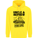 Uncle & Nephew Best Friends Uncle's Day Childrens Kids Hoodie Yellow