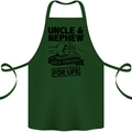 Uncle & Nephew Best Friends Uncle's Day Cotton Apron 100% Organic Forest Green