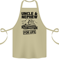 Uncle & Nephew Best Friends Uncle's Day Cotton Apron 100% Organic Khaki