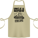 Uncle & Nephew Best Friends Uncle's Day Cotton Apron 100% Organic Khaki