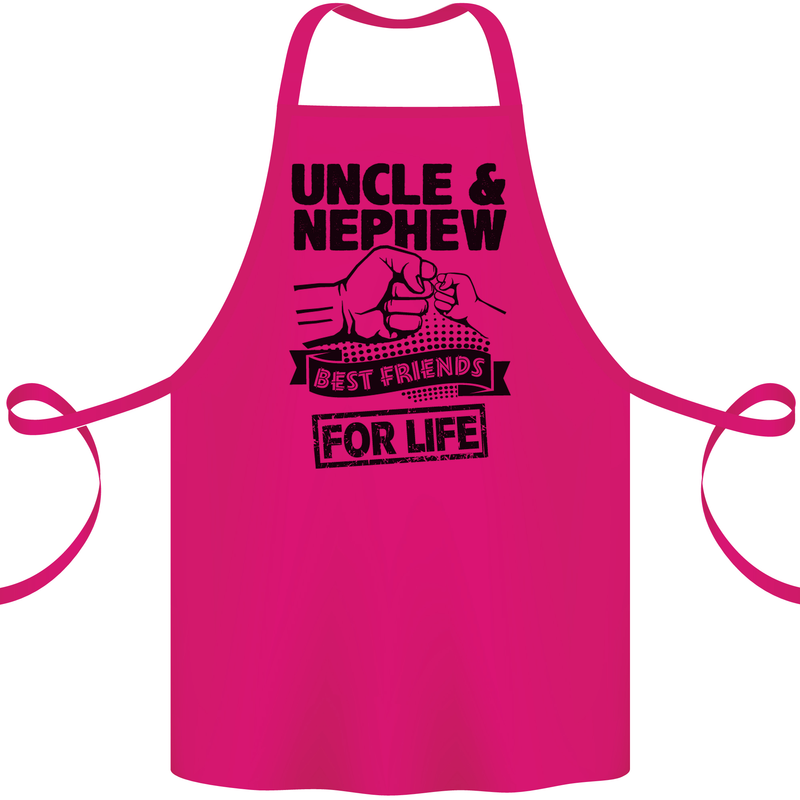 Uncle & Nephew Best Friends Uncle's Day Cotton Apron 100% Organic Pink