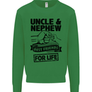 Uncle & Nephew Best Friends Uncle's Day Kids Sweatshirt Jumper Irish Green