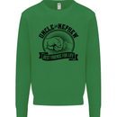 Uncle & Nephew Best Friends Uncle's Day Kids Sweatshirt Jumper Irish Green