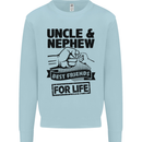 Uncle & Nephew Best Friends Uncle's Day Kids Sweatshirt Jumper Light Blue