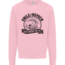 Uncle & Nephew Best Friends Uncle's Day Kids Sweatshirt Jumper Light Pink