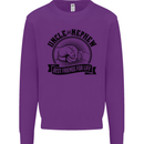 Uncle & Nephew Best Friends Uncle's Day Kids Sweatshirt Jumper Purple