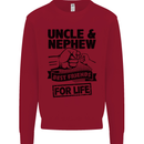 Uncle & Nephew Best Friends Uncle's Day Kids Sweatshirt Jumper Red