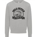 Uncle & Nephew Best Friends Uncle's Day Kids Sweatshirt Jumper Sports Grey