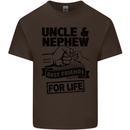 Uncle & Nephew Best Friends Uncle's Day Kids T-Shirt Childrens Chocolate