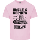 Uncle & Nephew Best Friends Uncle's Day Kids T-Shirt Childrens Light Pink