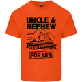 Uncle & Nephew Best Friends Uncle's Day Kids T-Shirt Childrens Orange