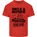 Uncle & Nephew Best Friends Uncle's Day Kids T-Shirt Childrens Red