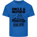Uncle & Nephew Best Friends Uncle's Day Kids T-Shirt Childrens Royal Blue
