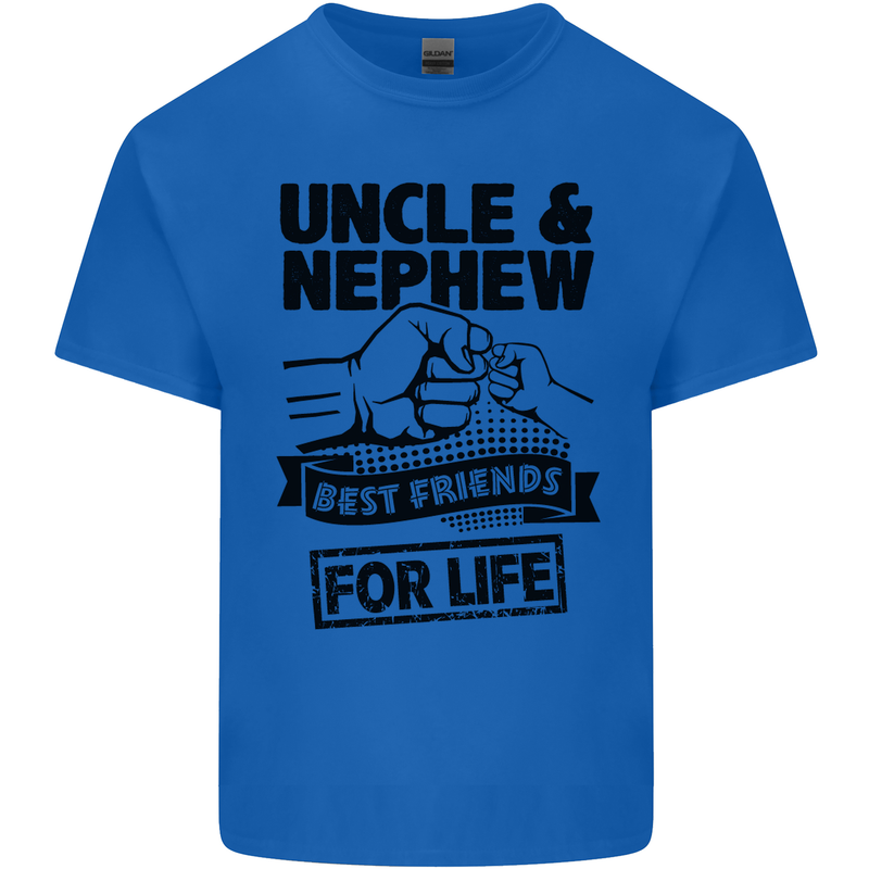 Uncle & Nephew Best Friends Uncle's Day Kids T-Shirt Childrens Royal Blue