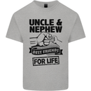 Uncle & Nephew Best Friends Uncle's Day Kids T-Shirt Childrens Sports Grey