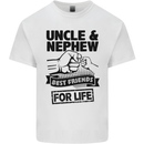 Uncle & Nephew Best Friends Uncle's Day Kids T-Shirt Childrens White