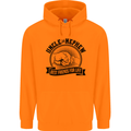 Uncle & Nephew Best Friends Uncle's Day Mens 80% Cotton Hoodie Orange